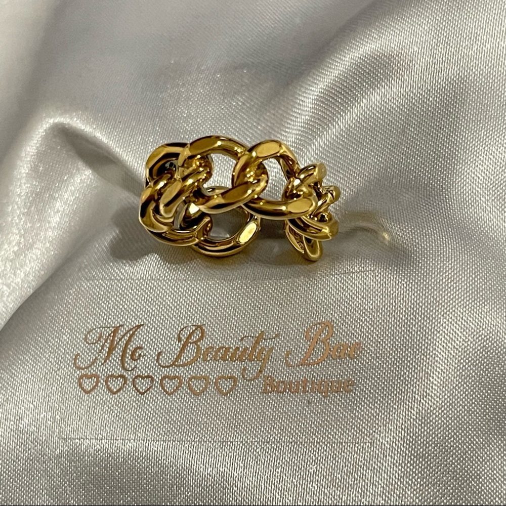 Gold Chain Ring - Picture 4 of 6